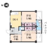 ビレッジハウス見瀬の間取り画像