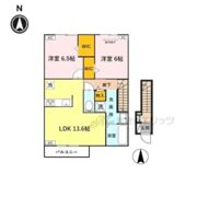当麻寺MKコートⅤの間取り画像