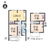 ハウス穴虫2の間取り画像