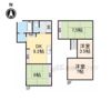 金屋62－12テラスハウスの間取り画像