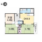 ハイツあすか路の間取り画像