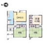大西一戸建（全6戸）東側北端の間取り画像