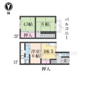 南紀寺町2丁目296－1貸家の間取り画像