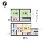 南紀寺町2丁目296－1貸家の間取り画像