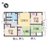 toU真美ヶ丘の間取り画像