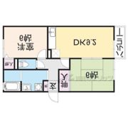 セジュール木津B棟の間取り画像