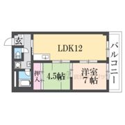 富士ハイツ筒井の間取り画像