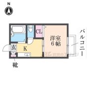 ラ・メゾンかなたの間取り画像