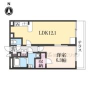 レオパレスエクセル耳成の間取り画像