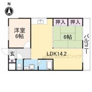 通眞ヨシエプラザの間取り画像