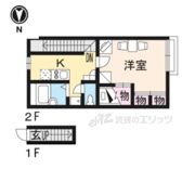 レオパレス万葉の間取り画像
