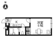レオパレスハルカの間取り画像