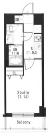 エスティメゾン高円寺の間取り画像