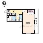 レオパレス関屋の間取り画像