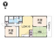 第6サンコウヒルズ西館の間取り画像