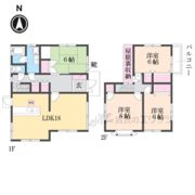 鹿ノ台西3丁目戸建の間取り画像