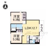 アルティ逢坂の間取り画像