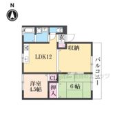セゾン大軽の間取り画像