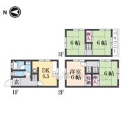 南紀寺町5－19－8貸家の間取り画像