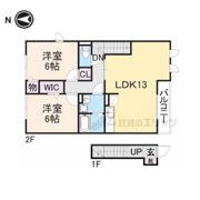 オーク ハイツ B棟の間取り画像