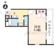 レオパレスウェストコートの間取り画像
