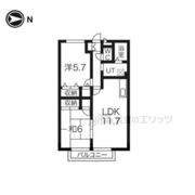 ハイランドコートⅡの間取り画像