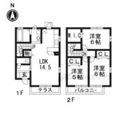 アウスレーゼA棟の間取り画像