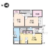 グランメゾン王寺南の間取り画像
