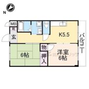 グレーシィ東生駒の間取り画像