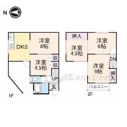 甘田町12-29貸家の間取り画像