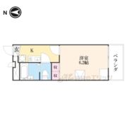 レオパレスブルースカイ王寺の間取り画像