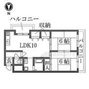 リバーサホ萬の間取り画像