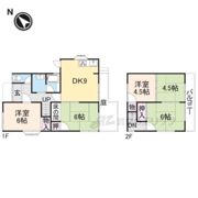 穴虫3067-6貸家の間取り画像