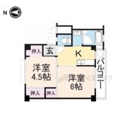 ビレッジハウス曽大根2号棟の間取り画像