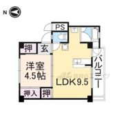 ビレッジハウス曽大根2号棟の間取り画像