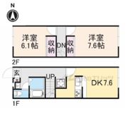 レオパレスめぐみの間取り画像