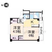 ビレッジハウス曽大根4号棟の間取り画像