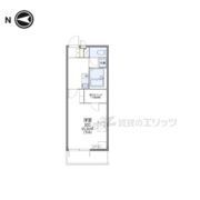 レオパレスビューヒルズテンの間取り画像