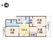 リヴェール立野の間取り画像