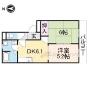 シャンクレール壱番館の間取り画像