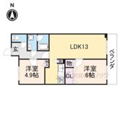 ネオハイツ八木西の間取り画像