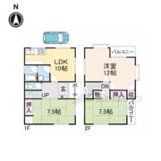 西坊城136-6戸建の間取り画像