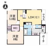 ボヌールの間取り画像