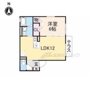 コージーコート八木 D棟の間取り画像