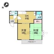 ハイツ萩の間取り画像