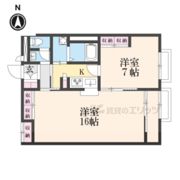 レオパレスヴィラージュEの間取り画像