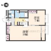 レオパレスヴィラージュEの間取り画像