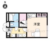 レオパレスアムールの間取り画像