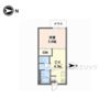 マンション三四四 Aの間取り画像