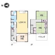 古野借家の間取り画像